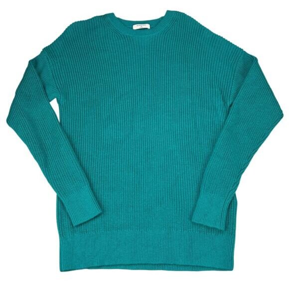 BABATON Aritzia Fernwood Merino Wool Chunky Sweater Size XS Empress Green - Picture 2 of 5